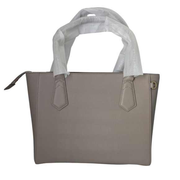 Dagne Dover Signature Classic Coated Canvas Tote New Bleecker Blush $265 Taupe - Picture 5 of 12